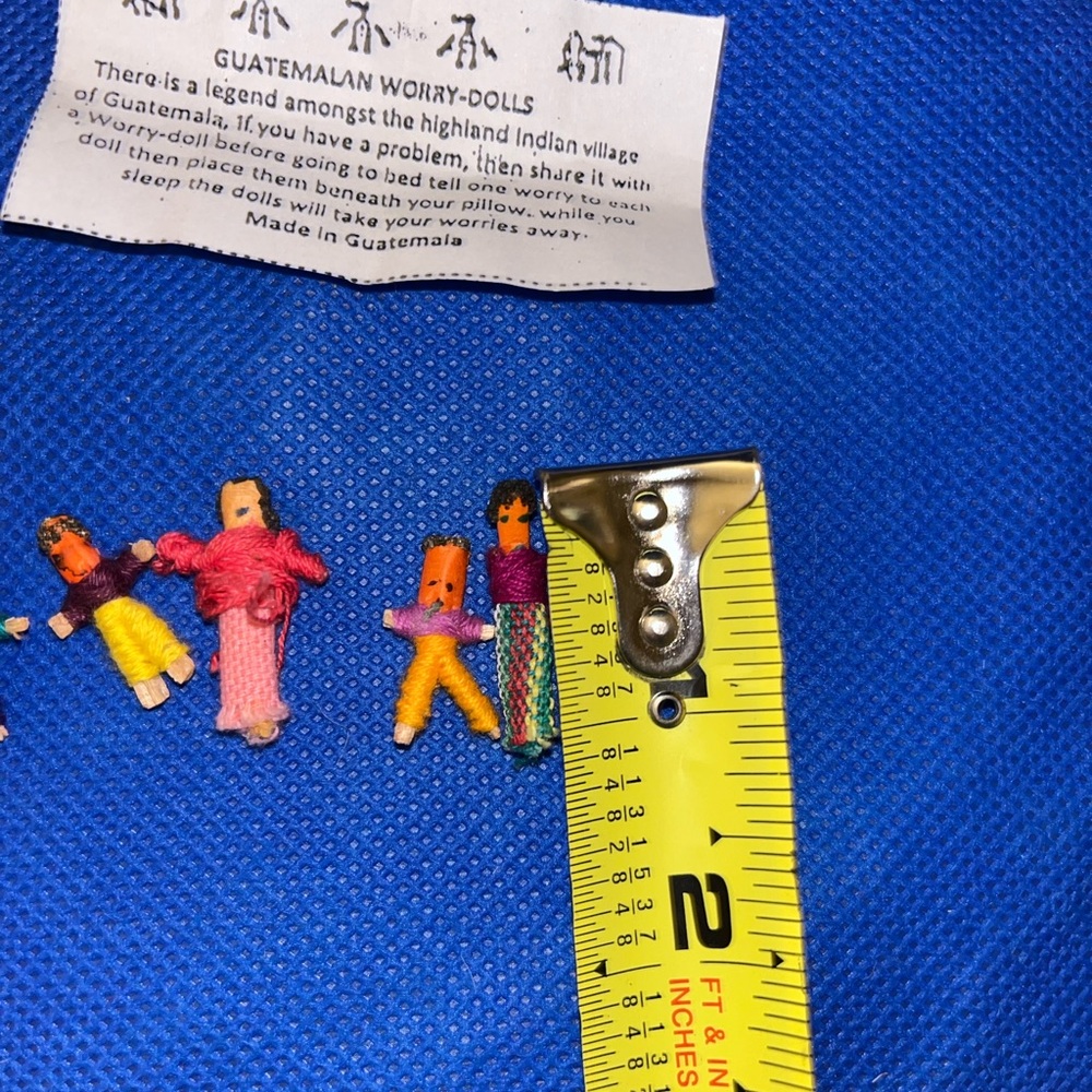 Small Guatemalan Worry Dolls - Picture 3 of 5